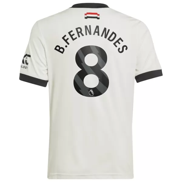 Camisolas Manchester United Bruno Fernandes 8 Equipamento Terceiro 24/25