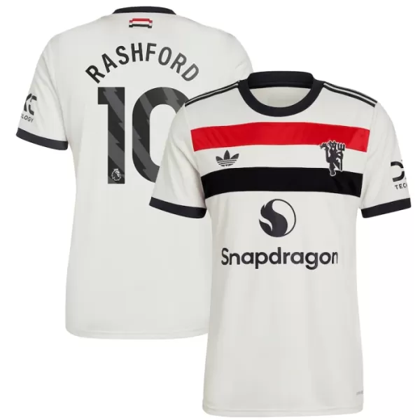 Camisolas Manchester United Marcus Rashford 10 Equipamento Terceiro 24/25