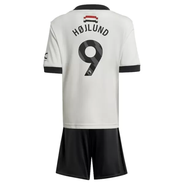 Camisolas Manchester United Rasmus Højlund 9 Criança Equipamento Terceiro 24/25