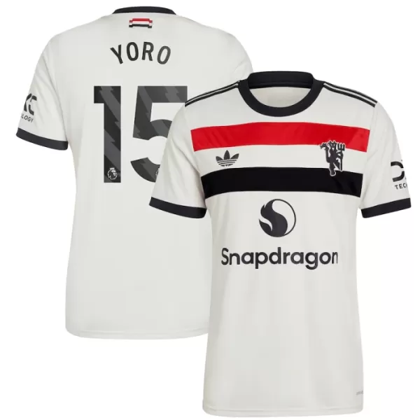 Camisolas Manchester United Yoro 15 Equipamento Terceiro 24/25