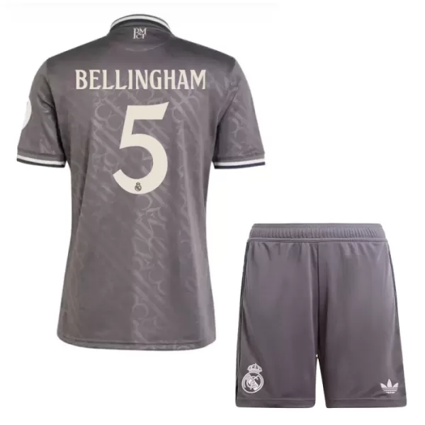 Camisolas Real Madrid Jude Bellingham 5 Criança Equipamento Terceiro 24/25