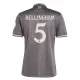 Camisolas Real Madrid Jude Bellingham 5 Equipamento Terceiro 24/25