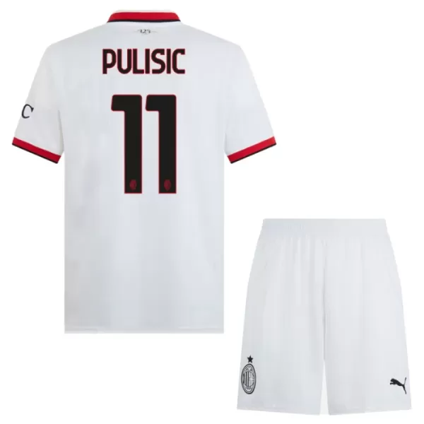 Camisolas AC Milan Christian Pulišić 11 Criança Equipamento Alternativo 24/25