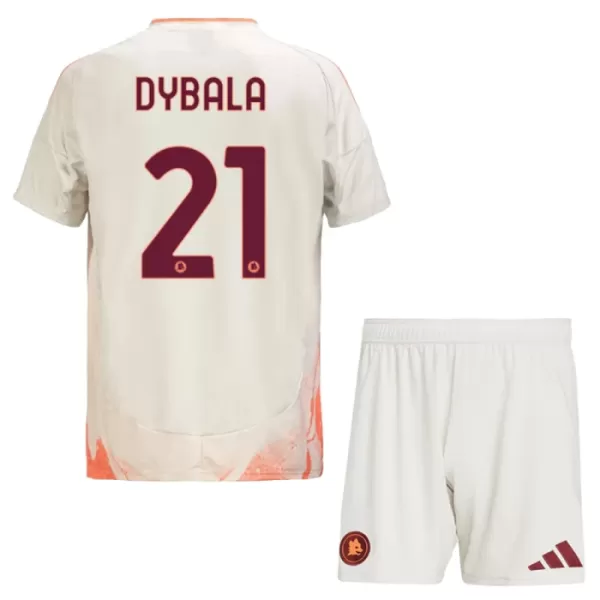 Camisolas AS Roma Paulo Dybala 21 Criança Equipamento Alternativo 24/25