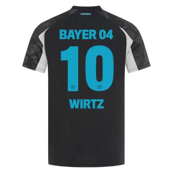 Camisolas Bayer 04 Leverkusen Florian Wirtz 10 Criança Equipamento Terceiro 24/25