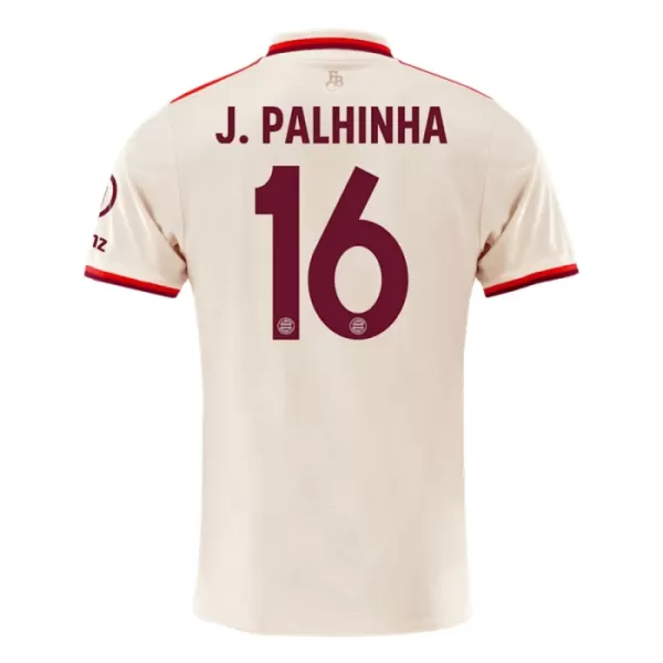 Camisolas FC Bayern de Munique J. Palhinha 16 Criança Equipamento Terceiro 24/25