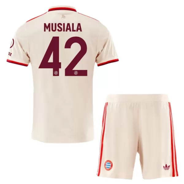 Camisolas FC Bayern de Munique Jamal Musiala 42 Criança Equipamento Terceiro 24/25