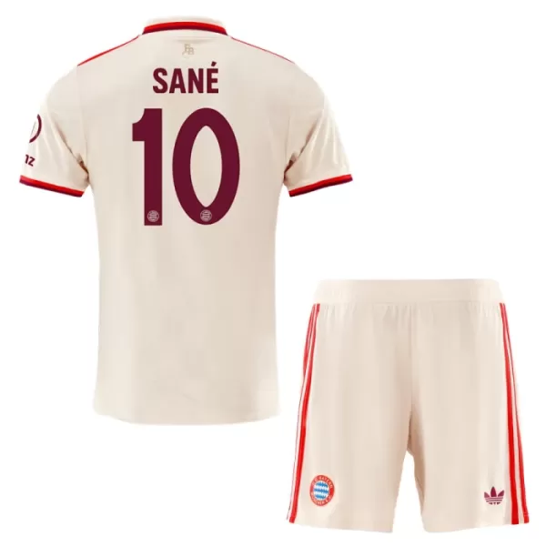 Camisolas FC Bayern de Munique Leroy Sane 10 Criança Equipamento Terceiro 24/25