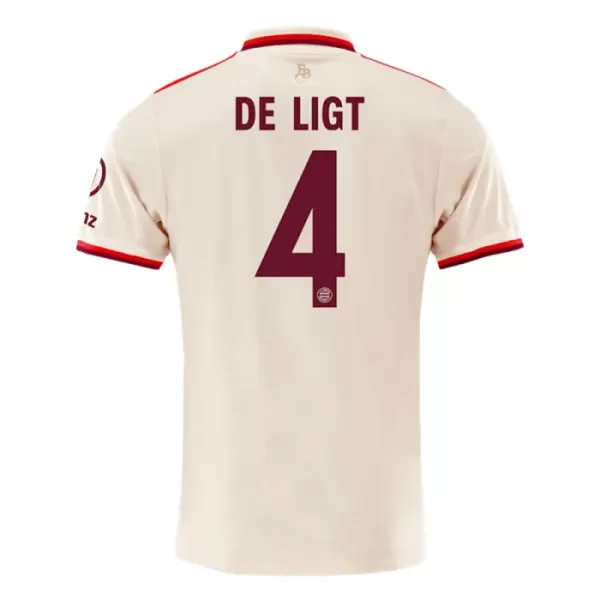 Camisolas FC Bayern de Munique Matthijs de Ligt 4 Equipamento Terceiro 24/25