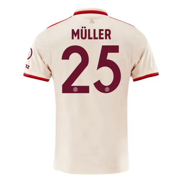 Camisolas FC Bayern de Munique Thomas Müller 25 Equipamento Terceiro 24/25