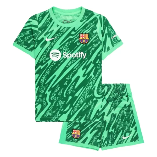 Camisolas Guarda Redes FC Barcelona Criança Equipamento Principal 24/25