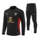 AC Milan Conjunto de Moletom de Treino 24/25 Preto