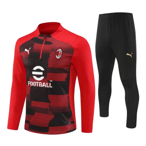 AC Milan Conjunto de Moletom de Treino 24/25 Vermelho