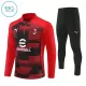 AC Milan Conjunto de Moletom de Treino Criança 24/25 Vermelho