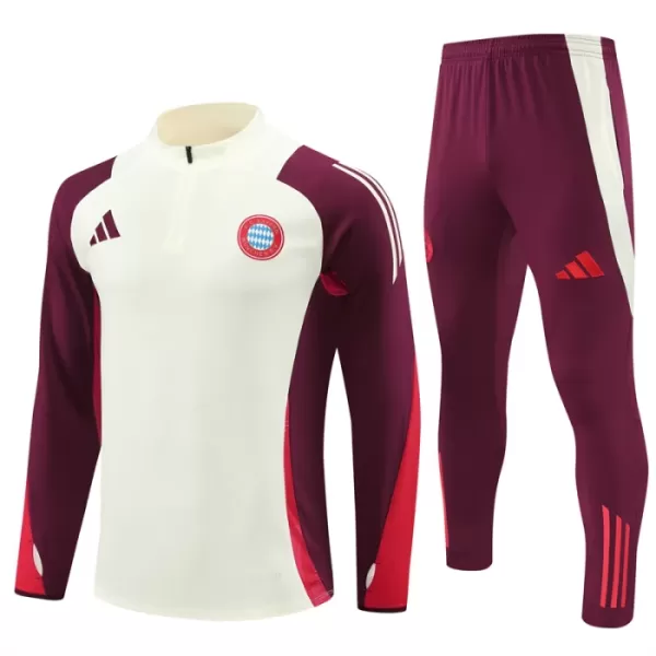 Bayern de Munique Conjunto de Moletom de Treino 24/25 Branco