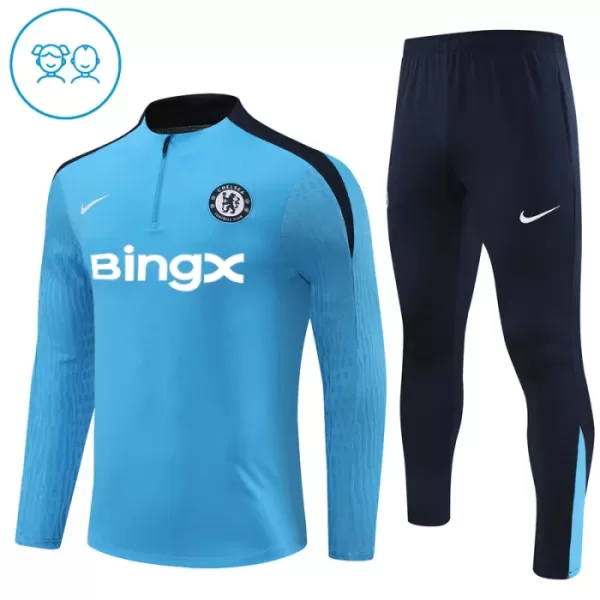 Chelsea Conjunto de Moletom de Treino Criança 24/25 Azul