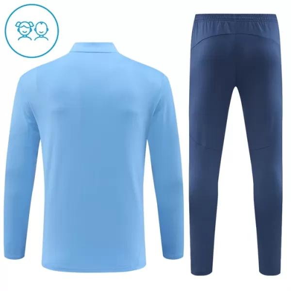 Manchester City Conjunto de Moletom de Treino Criança 24/25 Azul