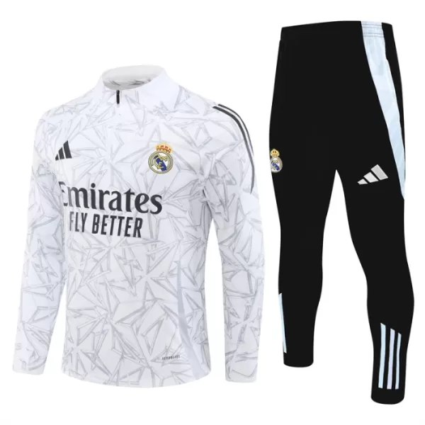 Real Madrid Conjunto de Moletom de Treino 24/25 Branco