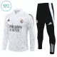 Real Madrid Conjunto de Moletom de Treino Criança 24/25 Branco