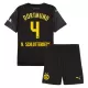 Camisolas Borussia Dortmund Nico Schlotterbeck 4 Criança Equipamento Alternativo 24/25