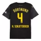 Camisolas Borussia Dortmund Nico Schlotterbeck 4 Criança Equipamento Alternativo 24/25