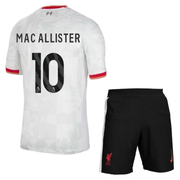 Camisolas Liverpool Alexis Mac Allister 10 Criança Equipamento Terceiro 24/25