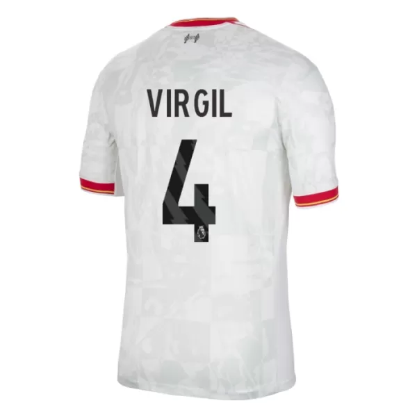 Camisolas Liverpool Virgil van Dijk 4 Criança Equipamento Terceiro 24/25