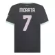 Camisolas AC Milan Morata 7 Equipamento Terceiro 24/25