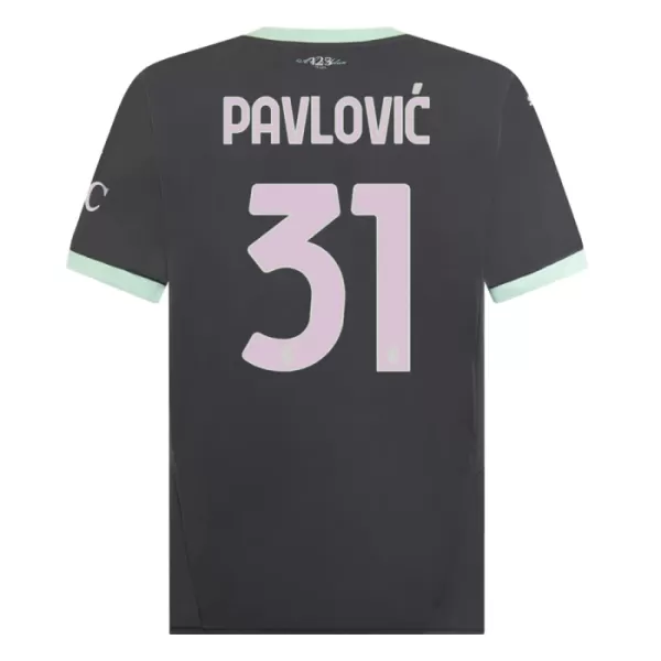 Camisolas AC Milan Pavlovic 31 Equipamento Terceiro 24/25