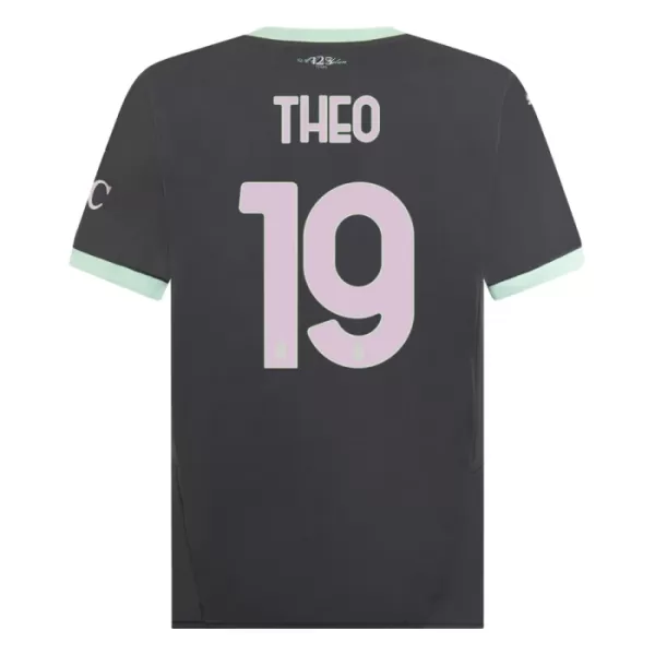 Camisolas AC Milan Theo Hernandez 19 Criança Equipamento Terceiro 24/25