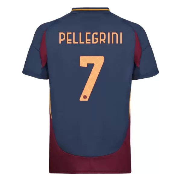 Camisolas AS Roma Pellegrini 7 Criança Equipamento Terceiro 24/25