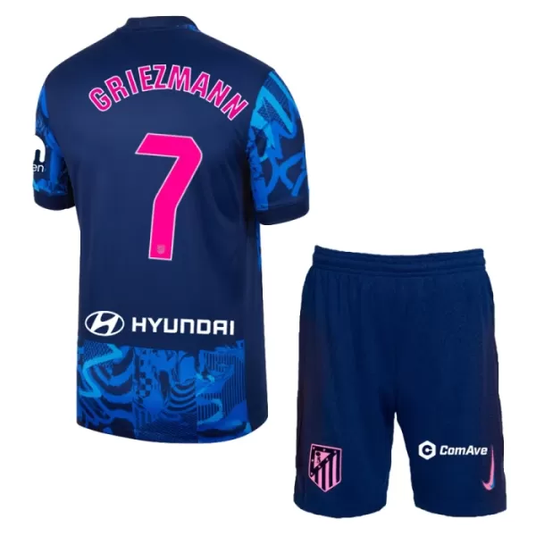 Camisolas Atlético Madrid Antoine Griezmann 7 Criança Equipamento Terceiro 24/25