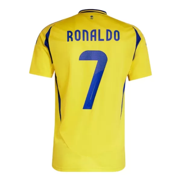 Camisolas Al-Nassr FC Cristiano Ronaldo 7 Criança Equipamento Principal 24/25