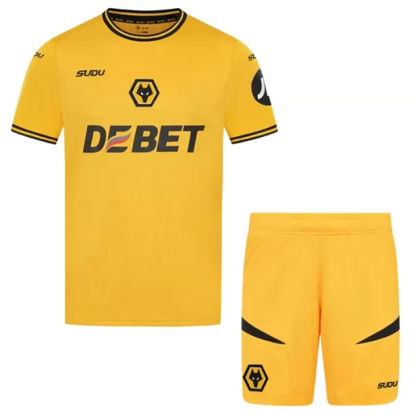 Camisolas Wolverhampton Wanderers Criança Equipamento Principal 24/25