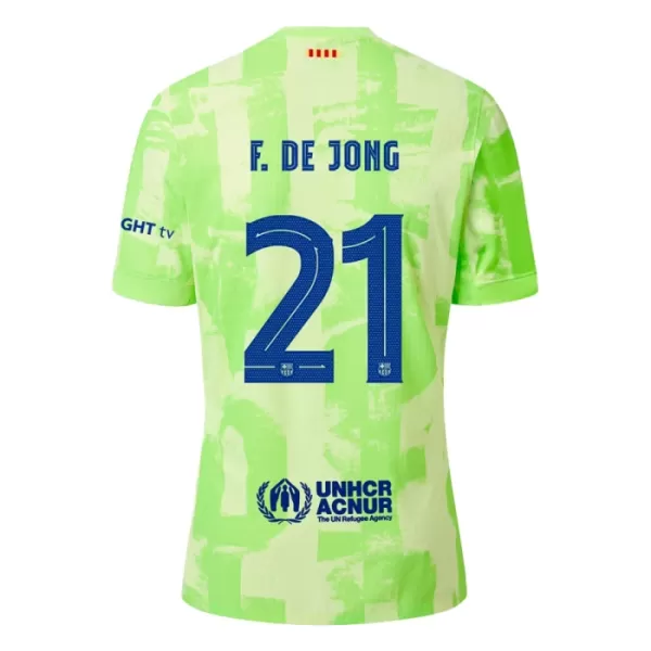 Camisolas FC Barcelona Frenkie de Jong 21 Equipamento Terceiro 24/25