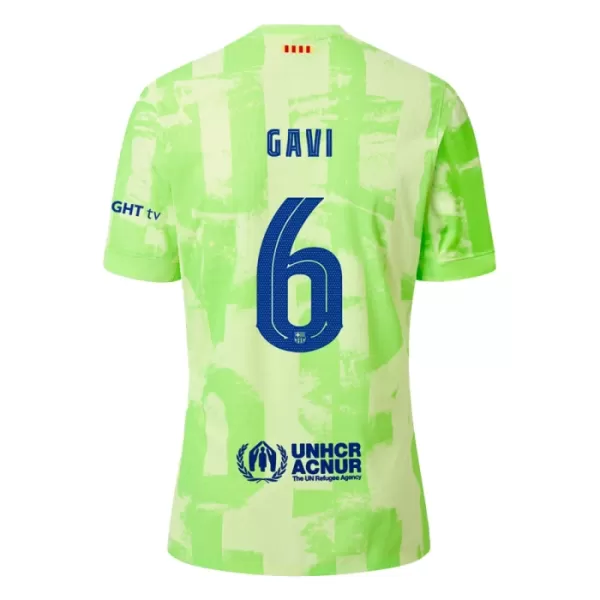 Camisolas FC Barcelona Gavi 6 Criança Equipamento Terceiro 24/25