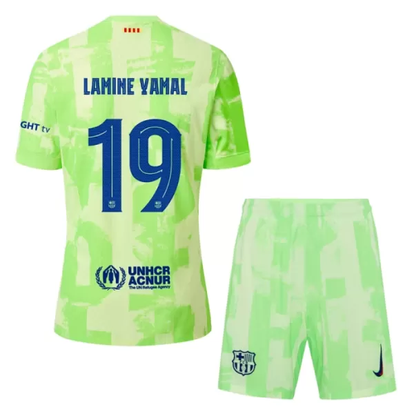 Camisolas FC Barcelona Lamine Yamal 19 Criança Equipamento Terceiro 24/25