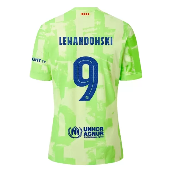 Camisolas FC Barcelona Robert Lewandowski 9 Criança Equipamento Terceiro 24/25