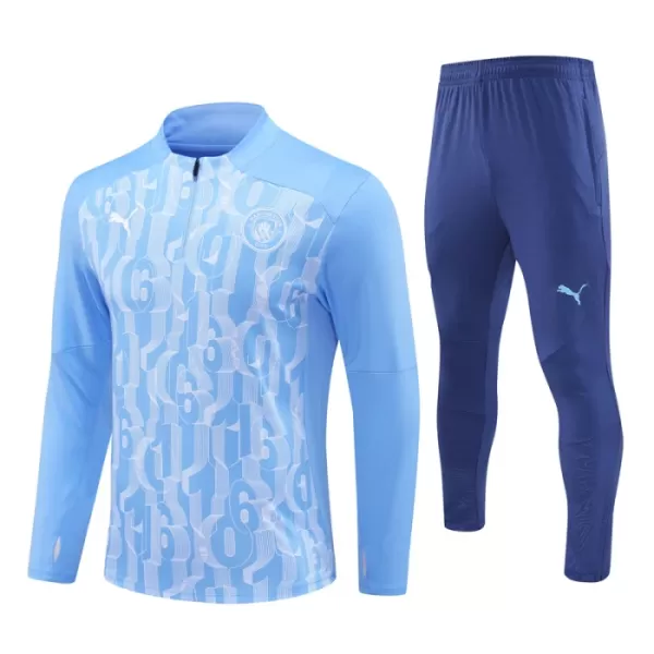 Manchester City Conjunto de Moletom de Treino 24/25 Azul