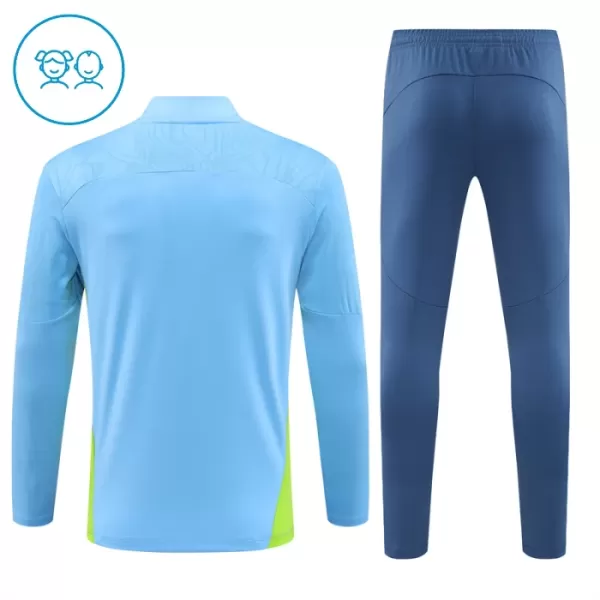 Manchester City Conjunto de Moletom de Treino Criança 24/25 Azul