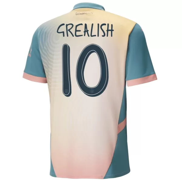 Camisolas Manchester City Jack Grealish 10 Criança Equipamento 4ª 24/25