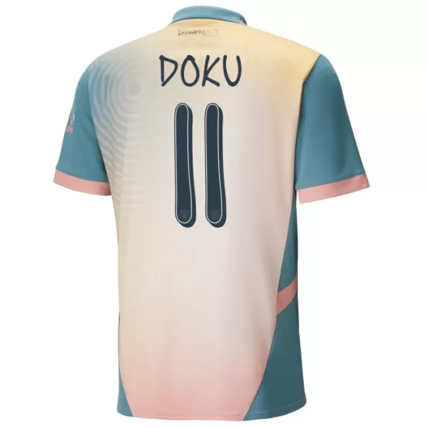 Camisolas Manchester City Jérémy Doku 11 Equipamento 4ª 24/25