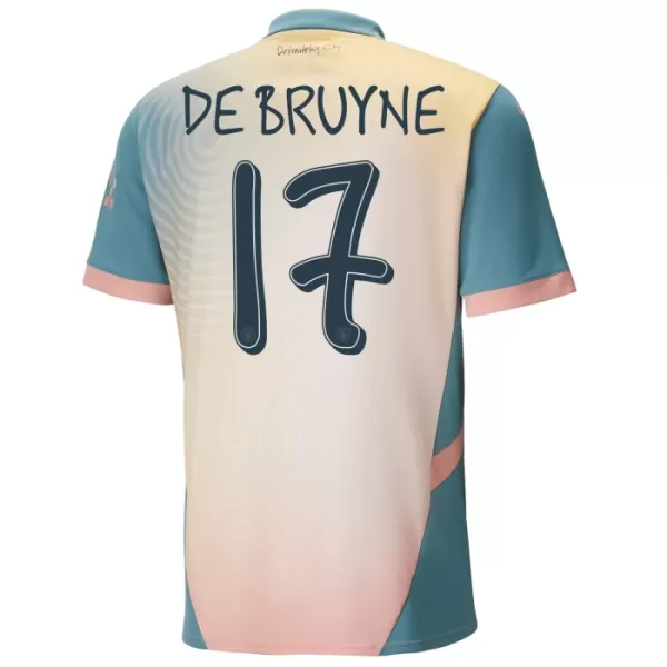 Camisolas Manchester City Kevin De Bruyne 17 Criança Equipamento 4ª 24/25