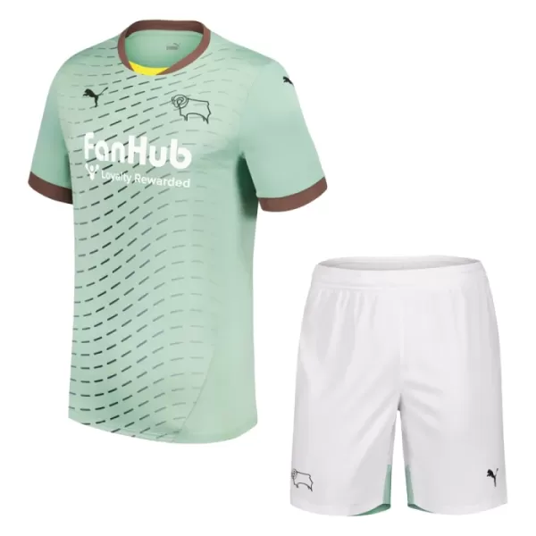 Camisolas Derby County Criança Equipamento Alternativo 24/25