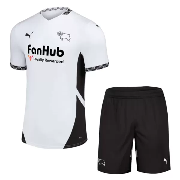 Camisolas Derby County Criança Equipamento Principal 24/25