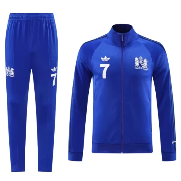 GeorgeBest x Manchester United Casaco de Treino Conjunto 24/25 Azul