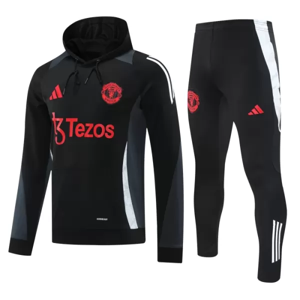 Manchester United Capuz Conjunto de Moletom de Treino 24/25 Frota