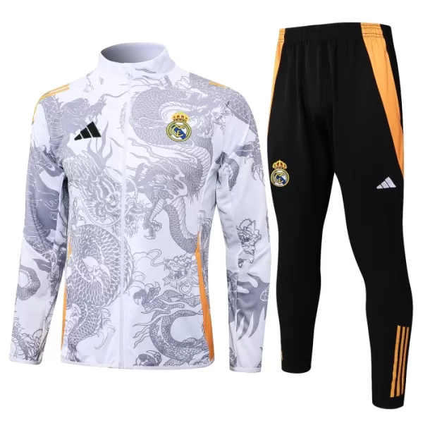 Real Madrid Casaco de Treino Conjunto 24/25 Dragon Branco