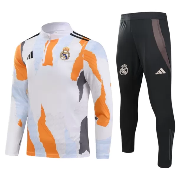 Real Madrid Conjunto de Moletom de Treino 24/25 Branco