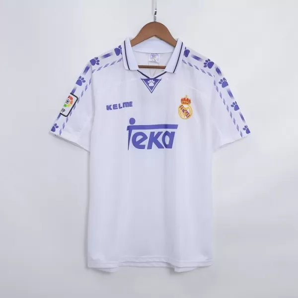 Camisolas Real Madrid 1996-97 Equipamento Principal Retro